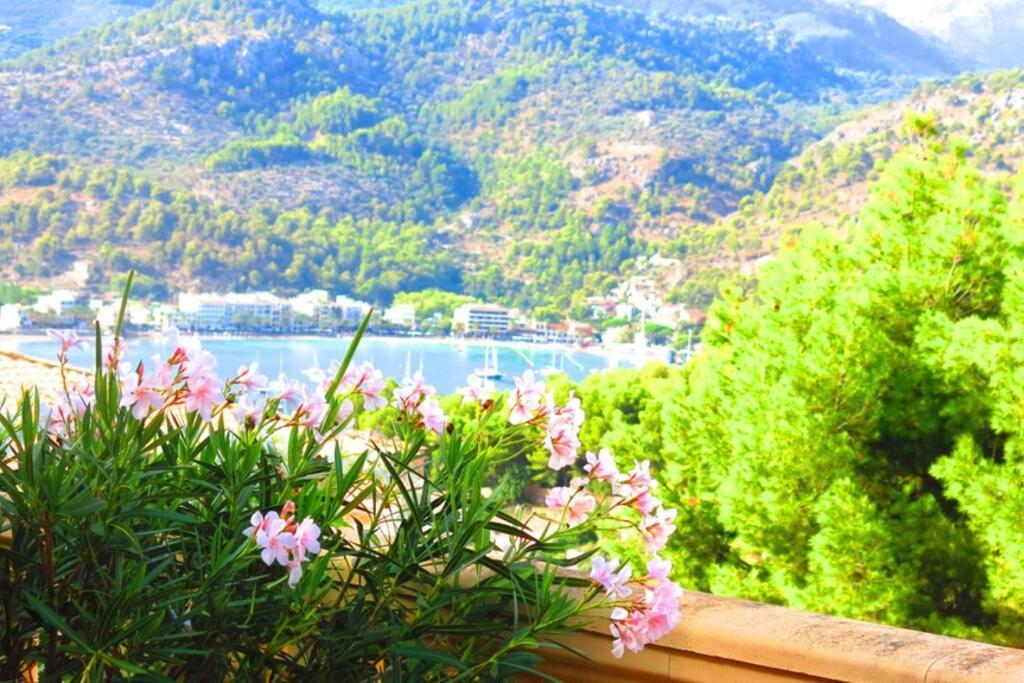 Apartamento Gran Terraza Privada Y Vistas Al Mar Apartment Port De Soller Exterior photo